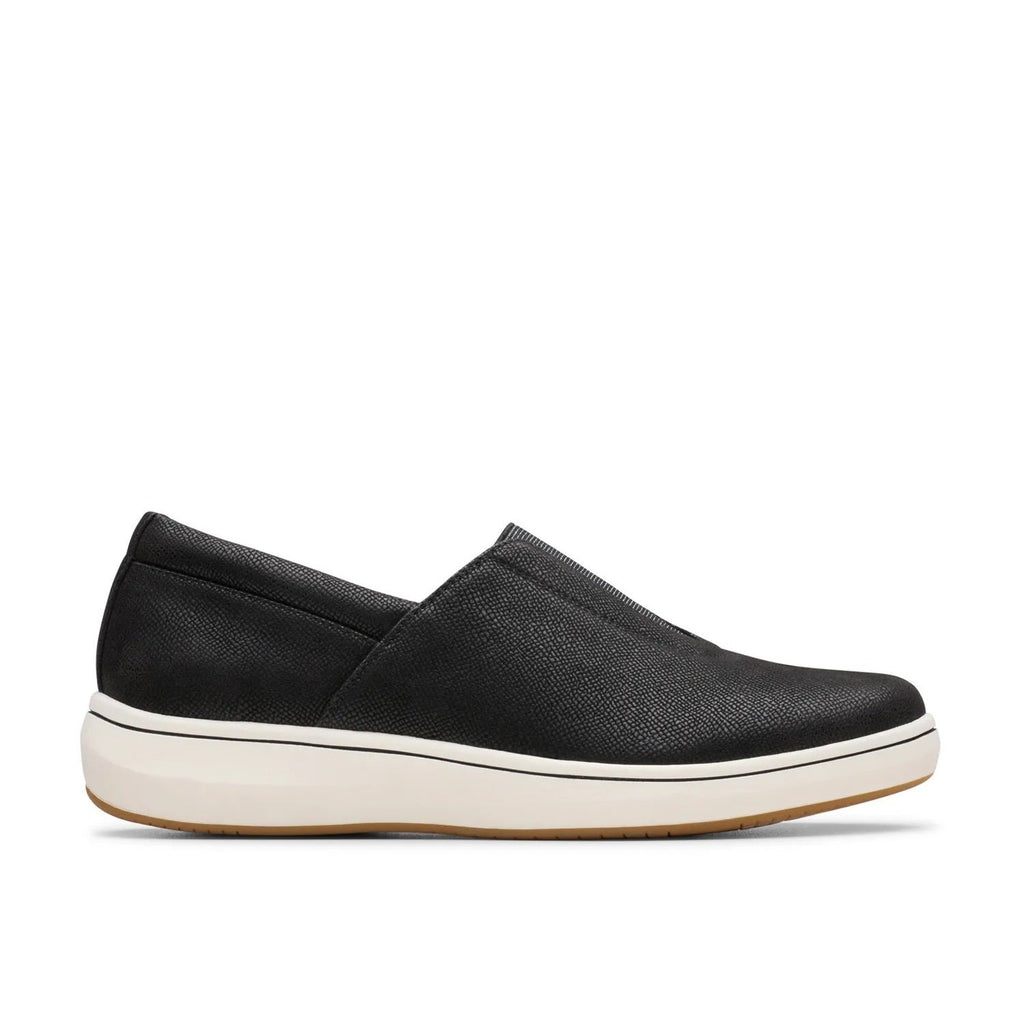 Clarks Womens Breeze Sky Ria Slip On Shoes Size 6.5 EU 37 Black Casual NWOB