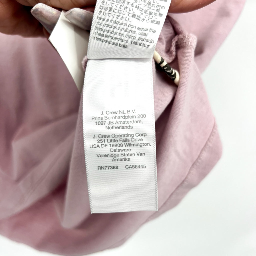 MADEWELL Women's Northside V-neck Tee Medium Purple Lilac Short Sleeve NWT