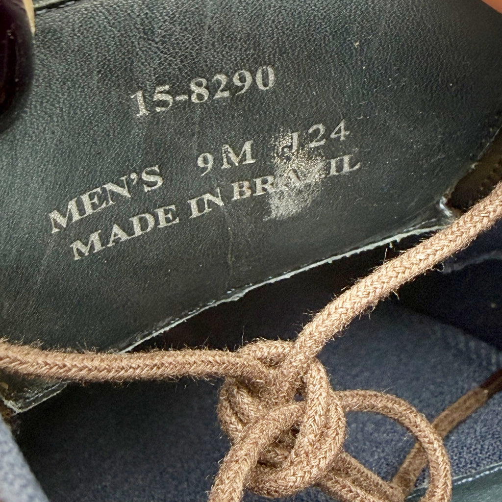 Johnston & Murphy Mens Landry Plain Toe Dress Shoe Size 9 M Brown Leather NIB
