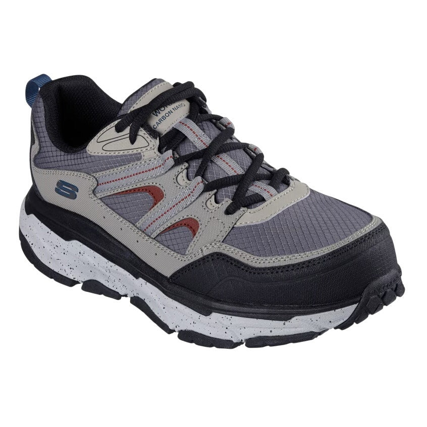 SKECHERS Work Mens D'Lux Journey Comp Toe Sneakers US 13 Grey Slip Resistant NIB