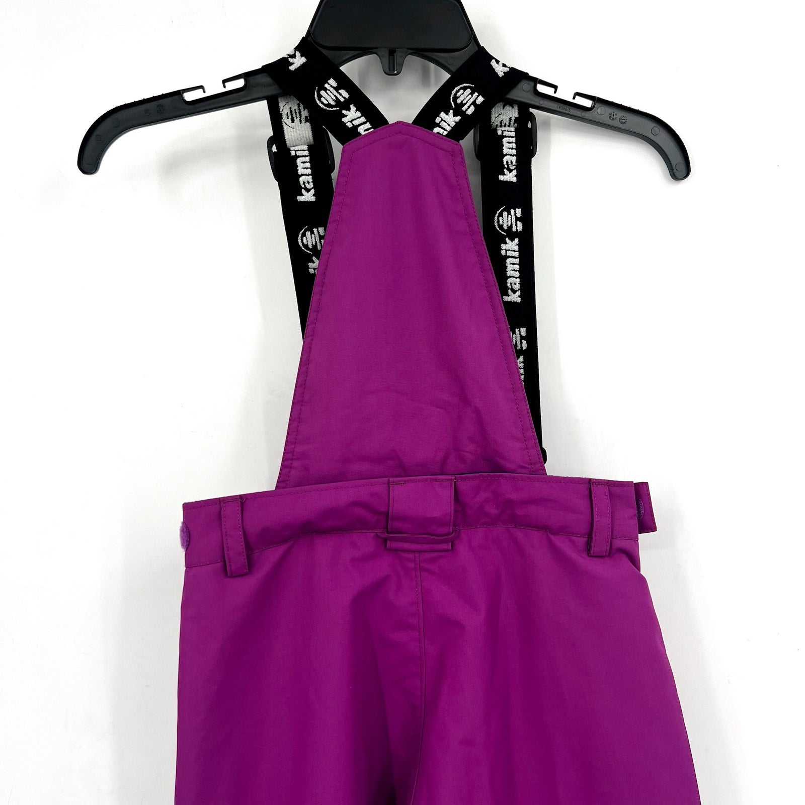 Kamik Bella Insulated Snow Pants Bibs Girls 12 Purple Waterproof Suspender NWOT