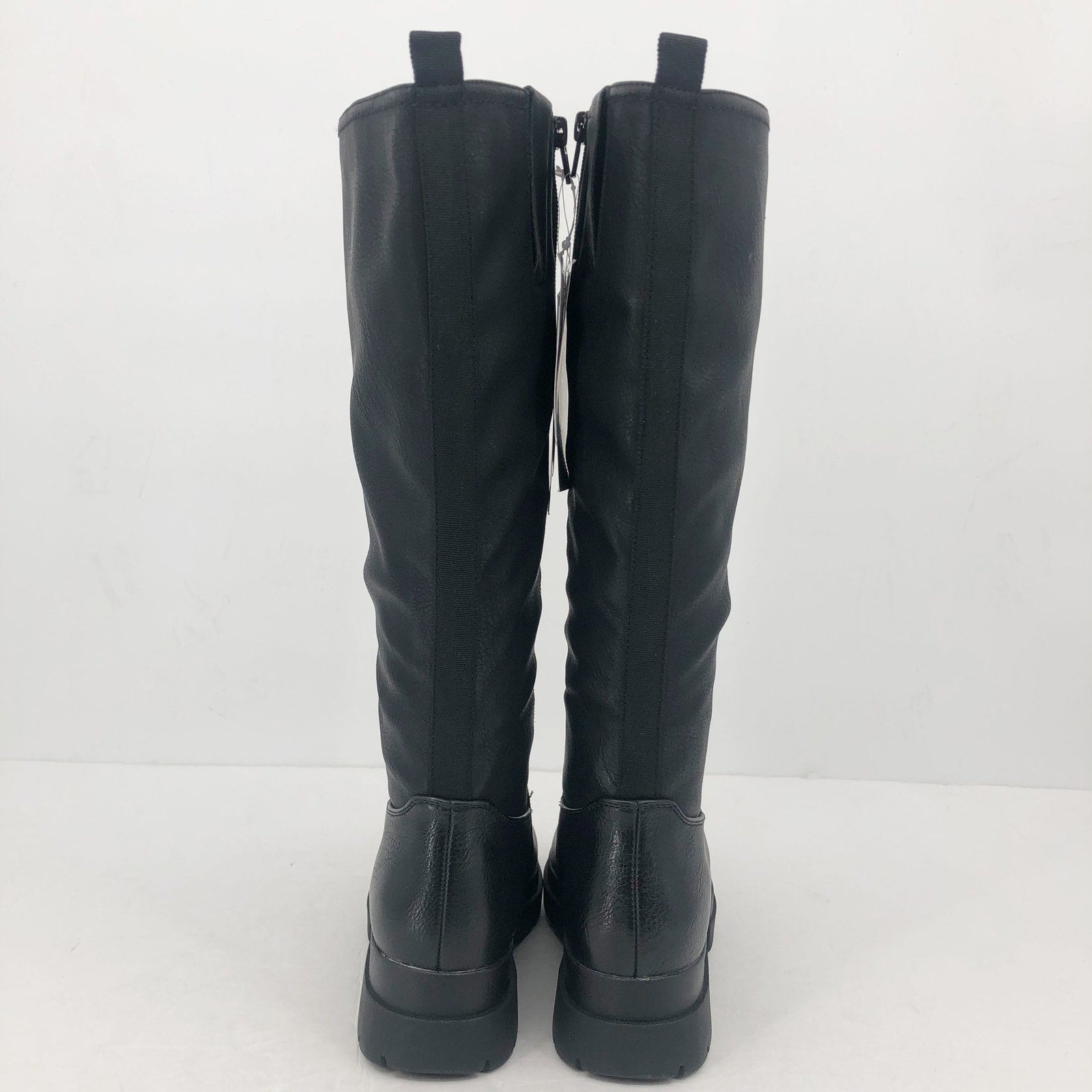 Soul Naturalizer Womens Orchid Calf High Boots US 6 M Wide Calf Black NWOB