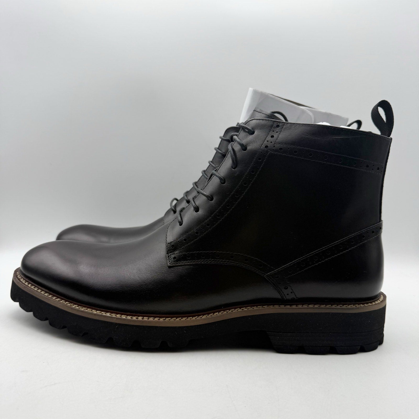 Vintage Foundry Co. Mens Blade Ankle Boots US 11 EU 44 Black Leather NIB