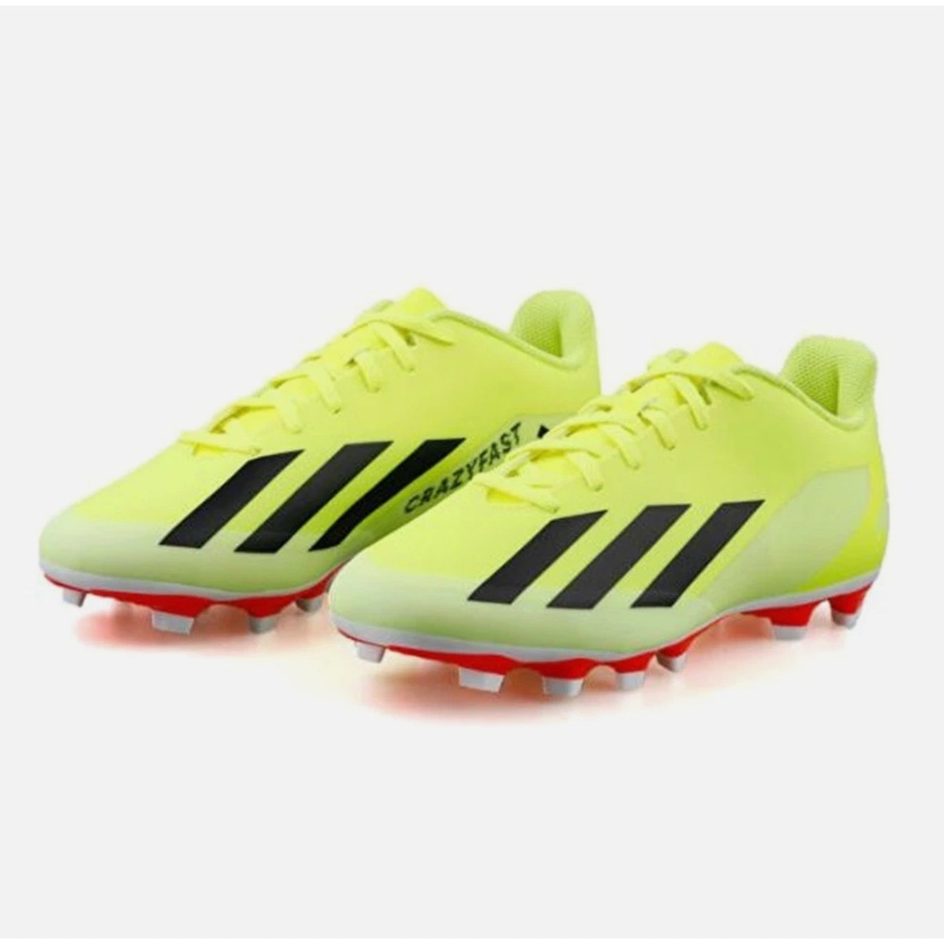 Adidas X Crazyfast Mens Club FG Soccer Cleats Size 11.5 Yellow IG0618 NWOB