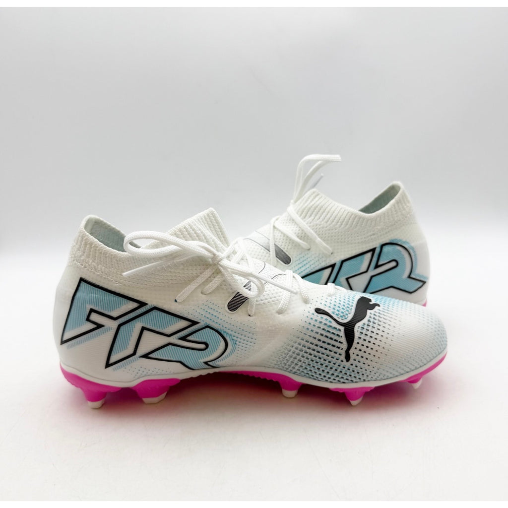 PUMA Kids Future7 Match Firm Artificial Ground Soccer Cleat Size 2 White NWOB