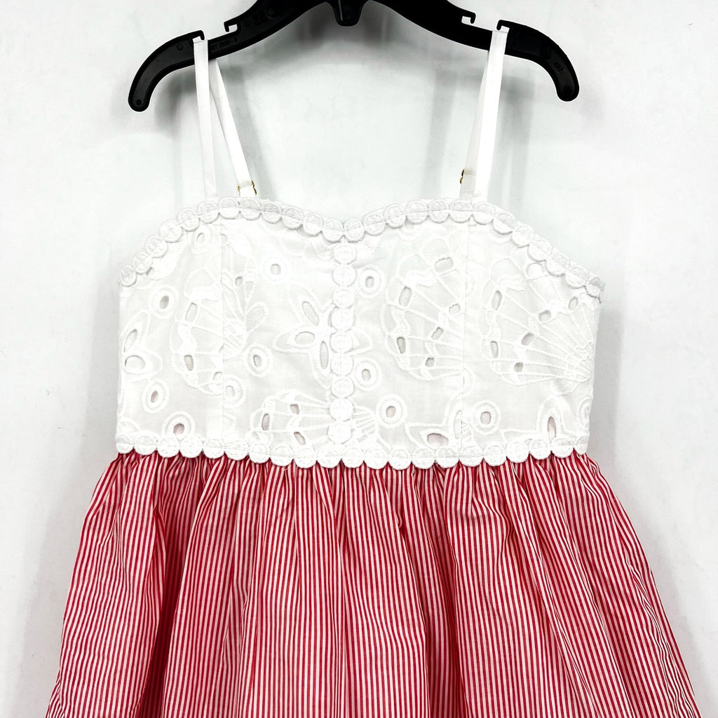 LILLY PULITZER Girls Mini Haylan Dress Size 4 Mizner Red Seaside Stripe NWT