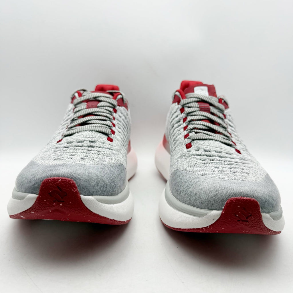 Rabbit Mens Dream Chaser Running Shoes Size 11 Gray Red Athletic Sneakers NIB