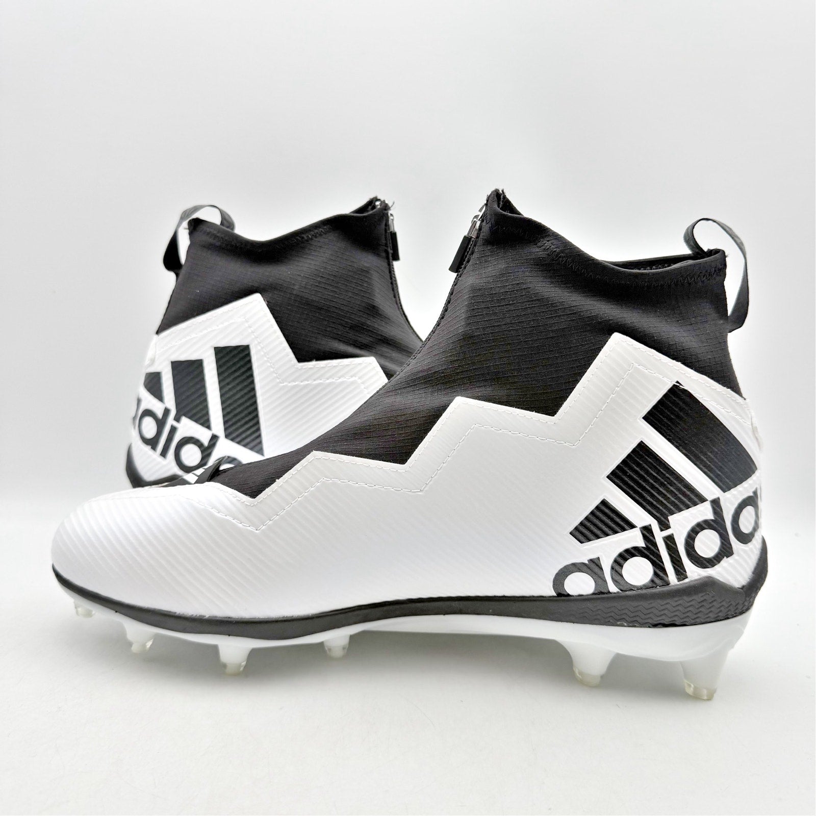 Adidas Mens Nasty Ultra 2.0 Football Cleats US 12 White Black Athletic NWOB
