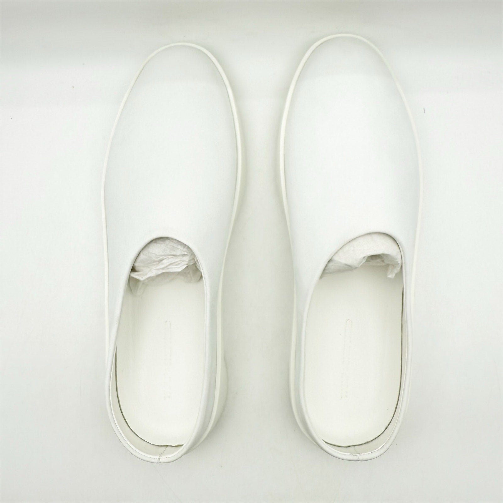 Wolf & Shepherd Cruise Mule Slip On Shoes Womens 7 Mens 5.5 White Leather NIB