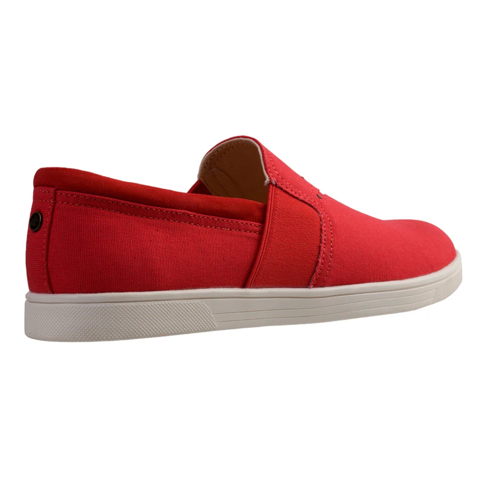 Spenco Women's Waterfront Canvas Slip On Sneaker Size 7 Red Pink Bittersweet NIB