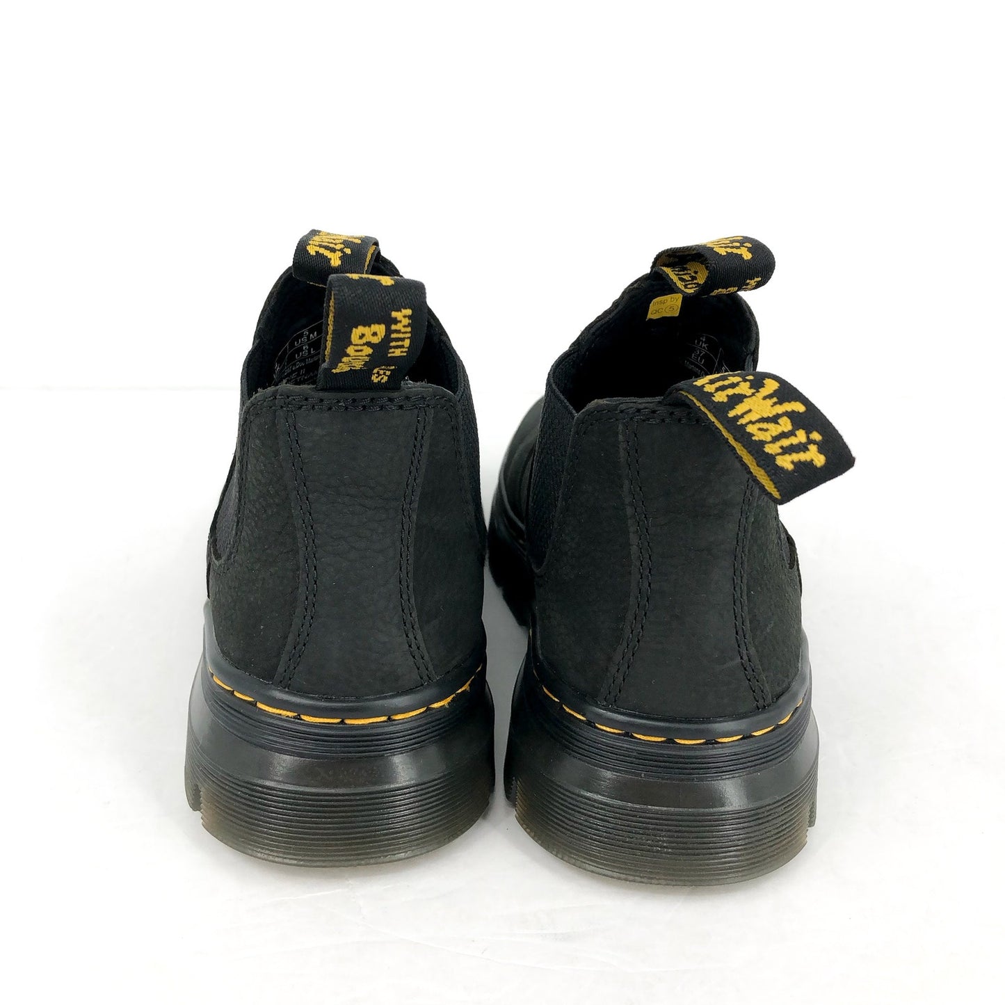 Dr. Martens Womens Work Hardie II Chelsea Boots US 6 M EU 37 Black Leather NIB