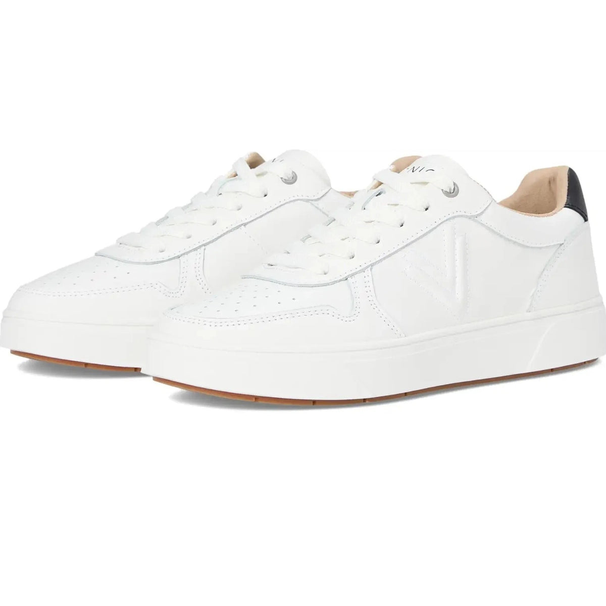 Vionic Womens Kimmie Casual Court Sneakers Size 10 M EU 41 White Leather NIB