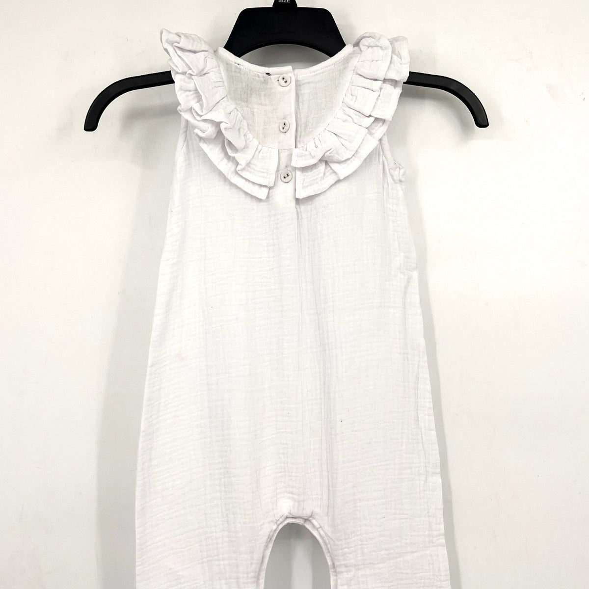 BARDOT JUNIOR Baby Peggy Ruffle Romper 18-24 Months White Ivory Sleeveless NWT