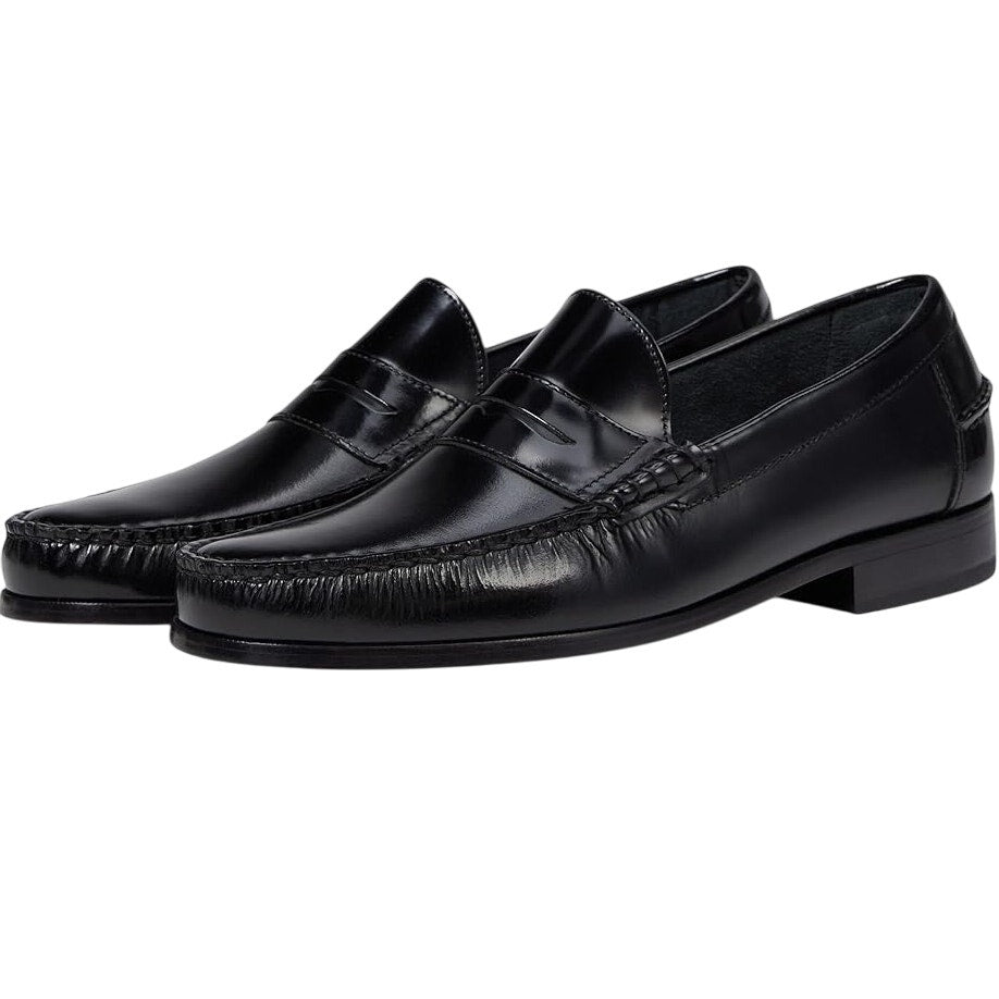 Florsheim Mens Berkley Penny Loafers US 14 D EU 47 Black Leather NIB