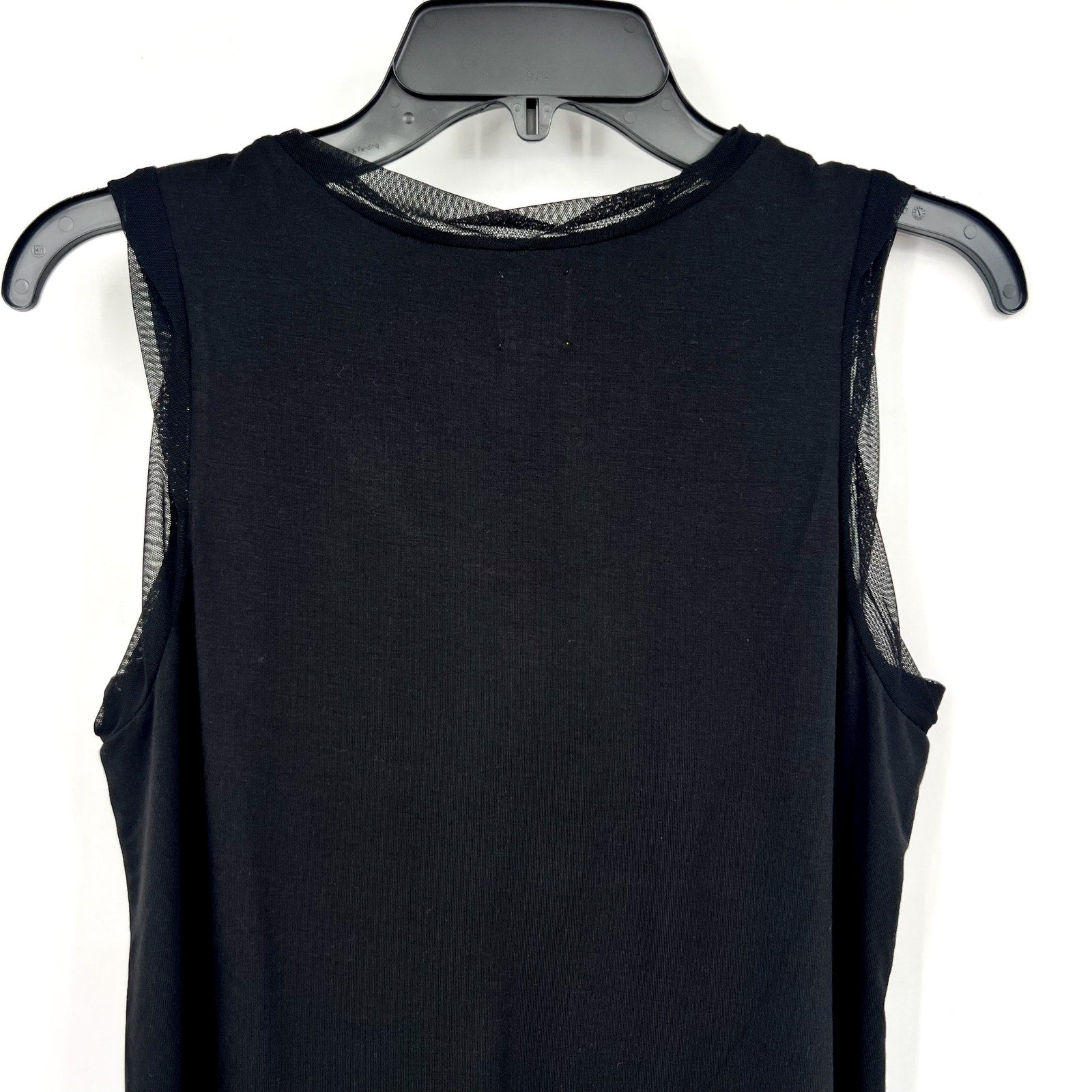 NIC+ZOE Women's Date Night Drape Tank Top Small Black Sleeveless NWT