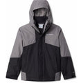 Columbia Boys Bugaboo II Fleece Interchange Jacket XS Grey Black Hooded NWOT