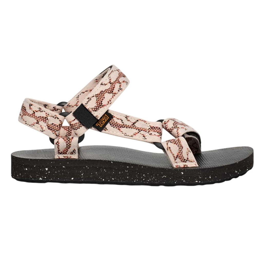 TEVA Womens Original Universal ReLoop Sandals Size 8 EU 38 Natural Black NIB