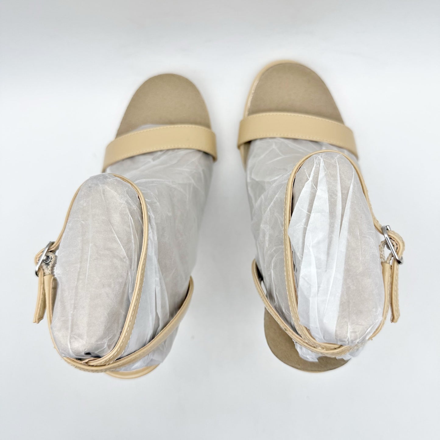 Nine West Womens Loola High Stiletto Heels US 6 M EU 36.5 Light Natural NIB