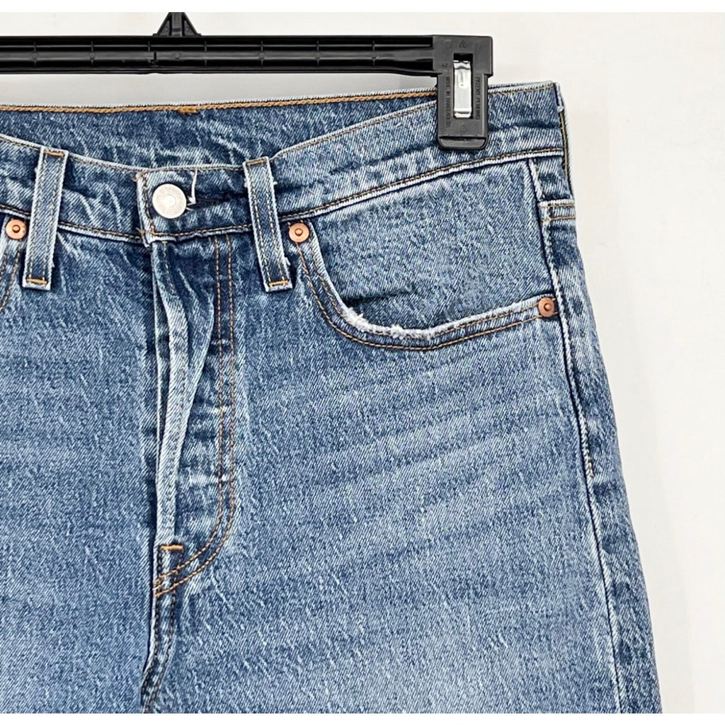 LEVI'S Women's 501 Skinny Jeans 27x28 Size 4 Blue Medium Indigo Worn In NWOT 295