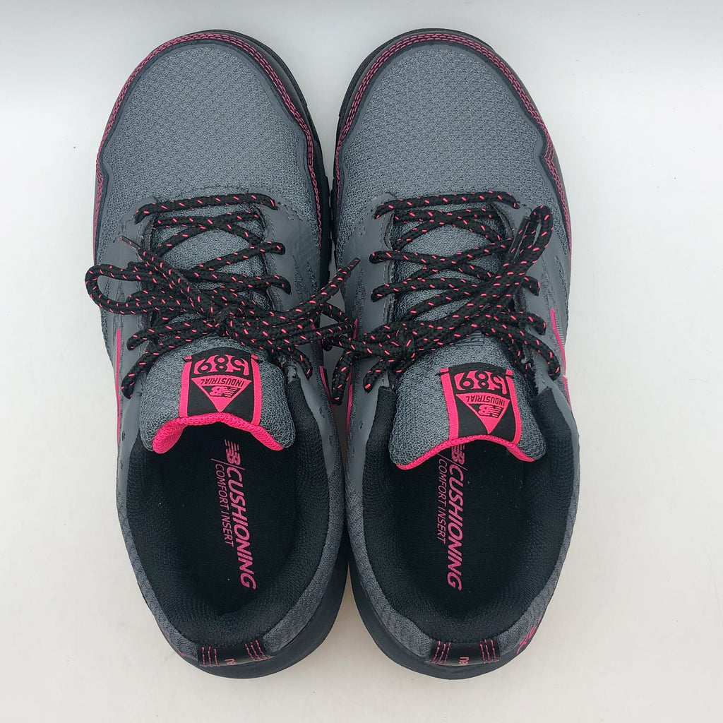 New Balance Women 589v1 Athletic Work Shoes 10 Wide Gray Pink Comp Toe EH SR NIB