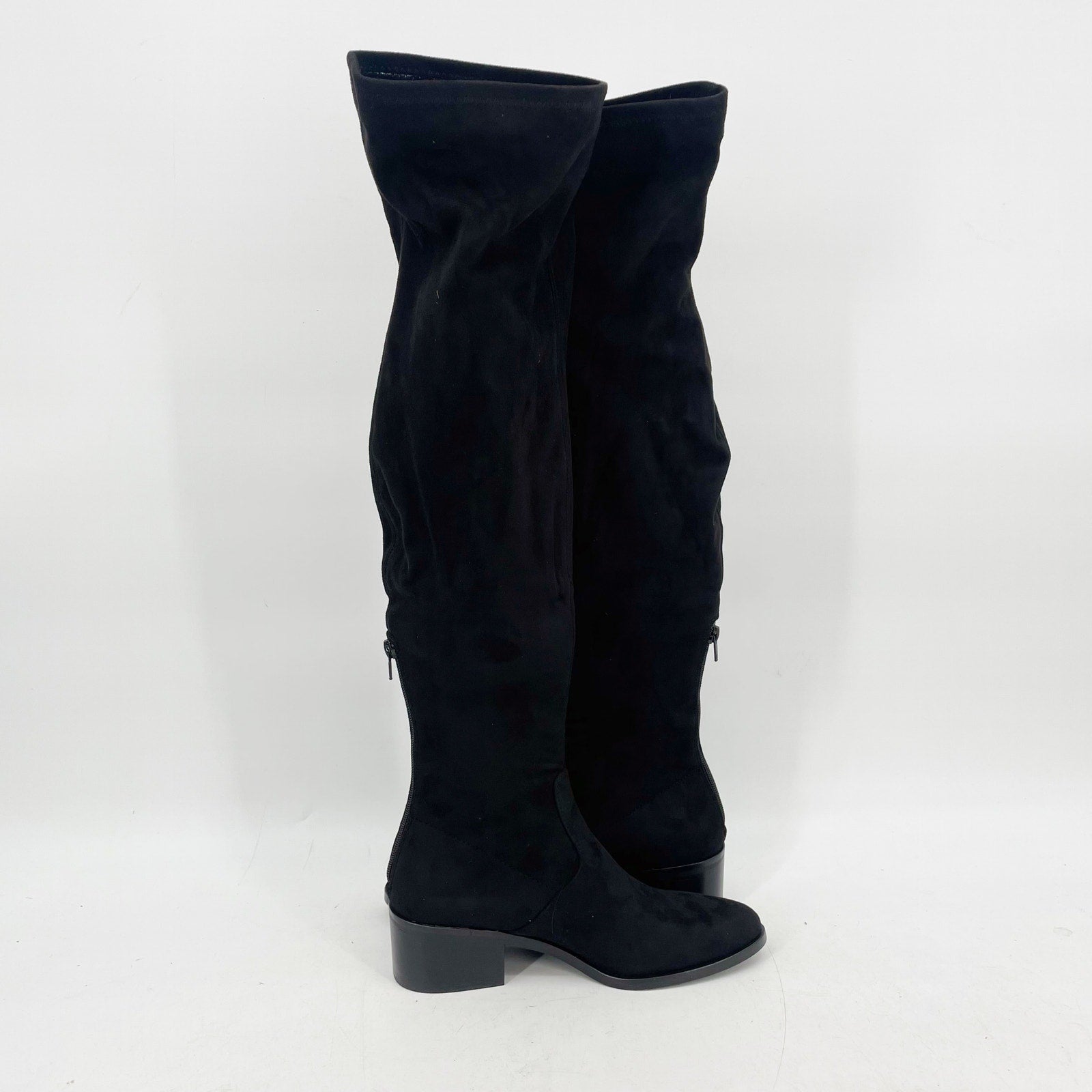 Steve Madden Women's Georgette Over the Knee Boots Size 8 Black Pull On NIB