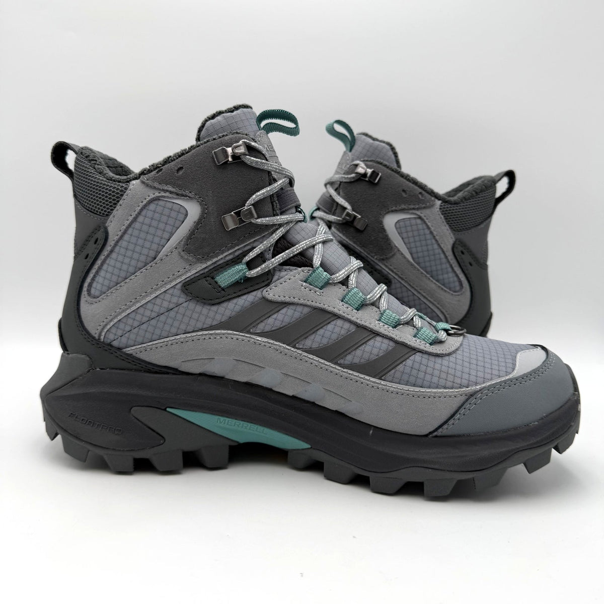 Merrell Womens Moab Speed 2 Thermo Mid Hiking Boot Size 10.5 Gray WP J038190 NIB