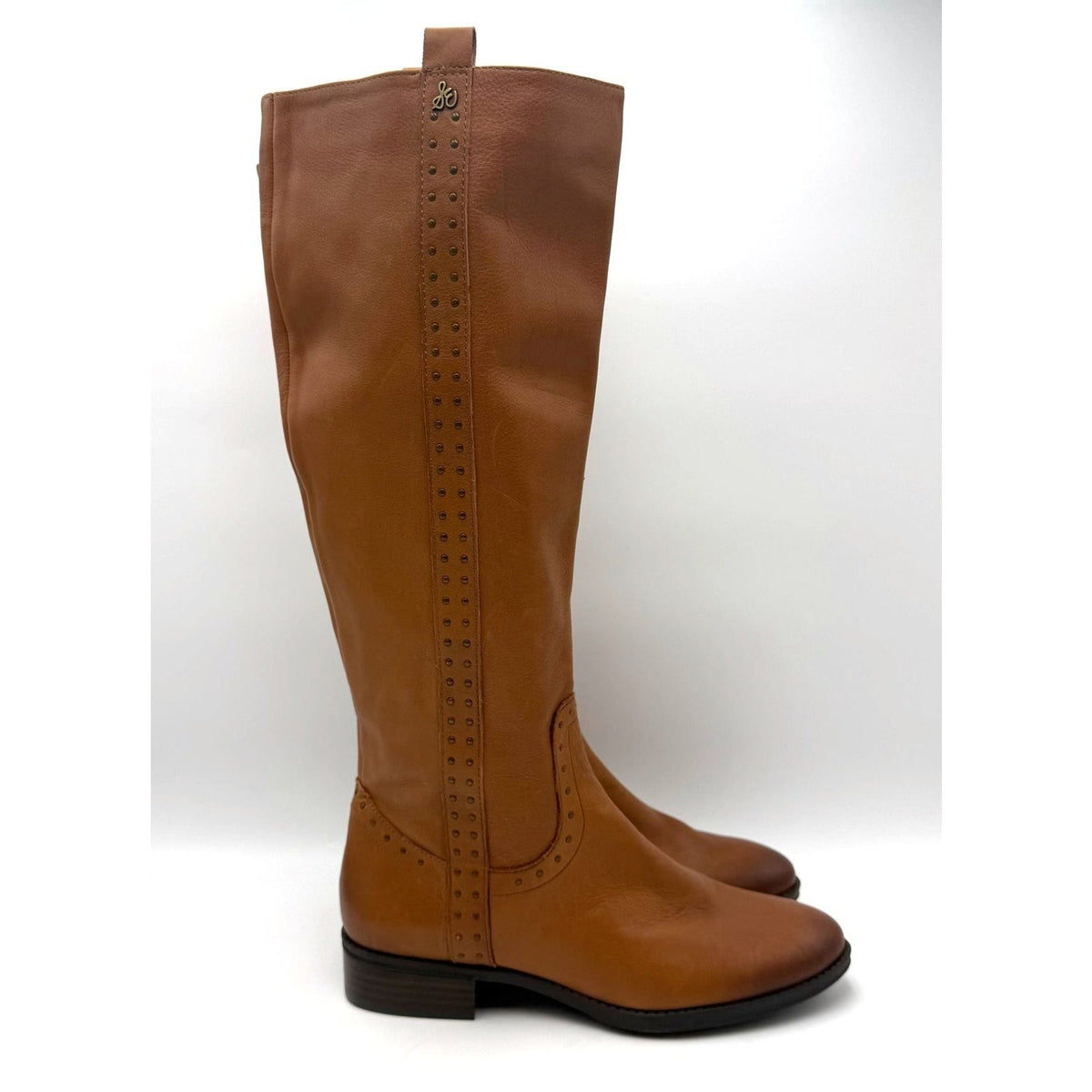 Sam Edelman Womens Prina Knee High Boots Size 7.5 EU 37.5 Whiskey Brown NWOB