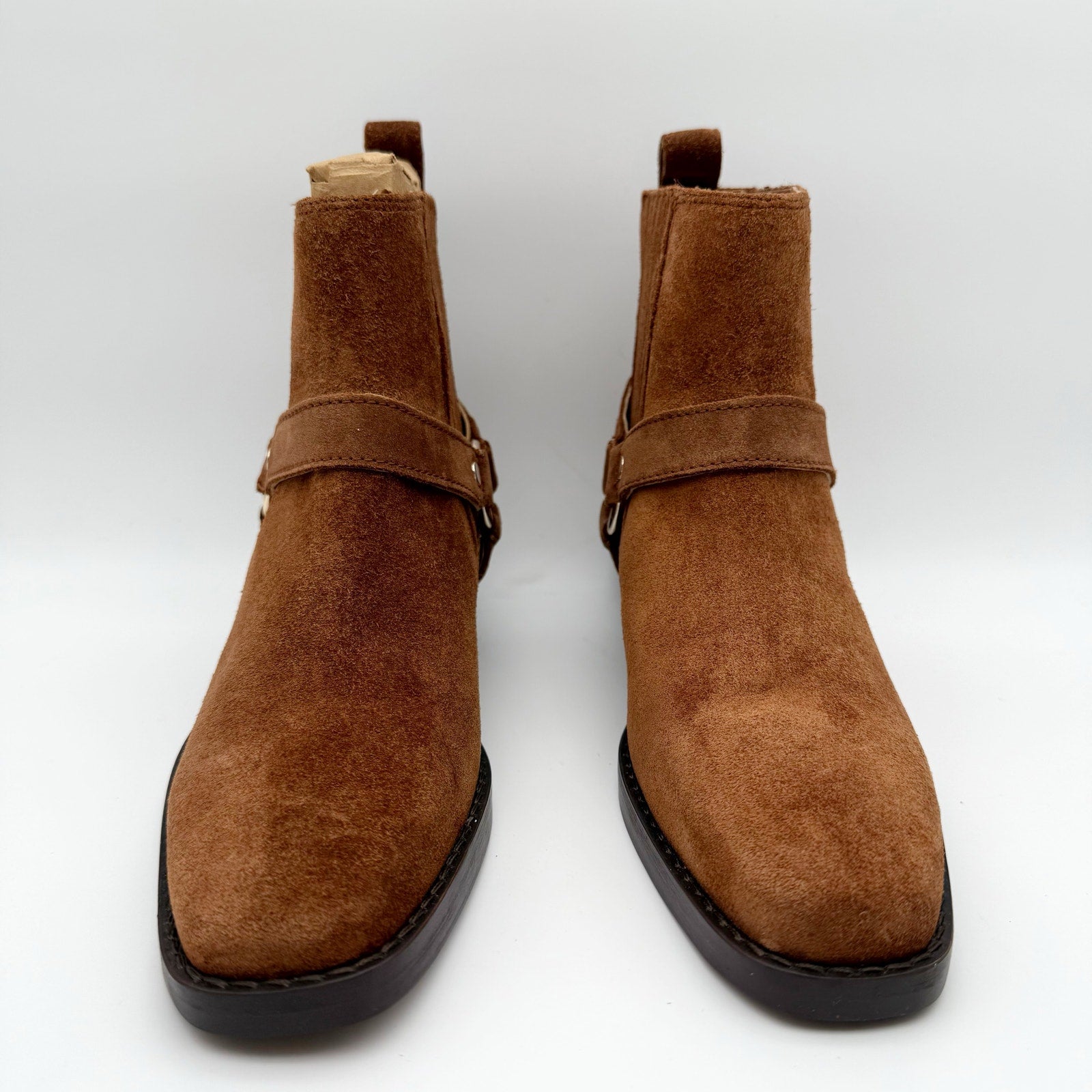 Madewell Womens The Santiago Western Ankle Boot US 6 Brown Suede NIB
