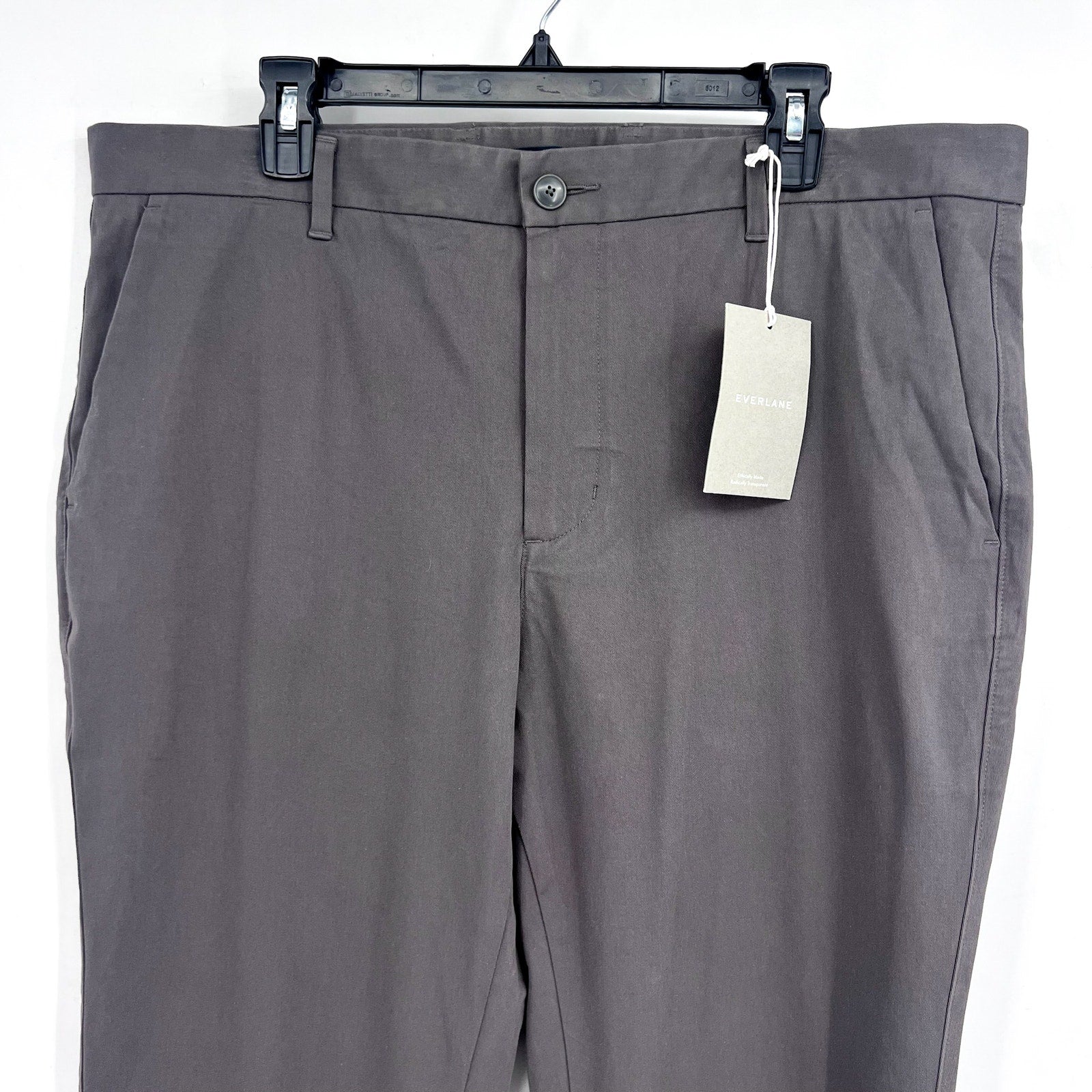 EVERLANE UNIFORM Men's The Performance Chino 38x28 Slate Grey Stretch Pants NWT