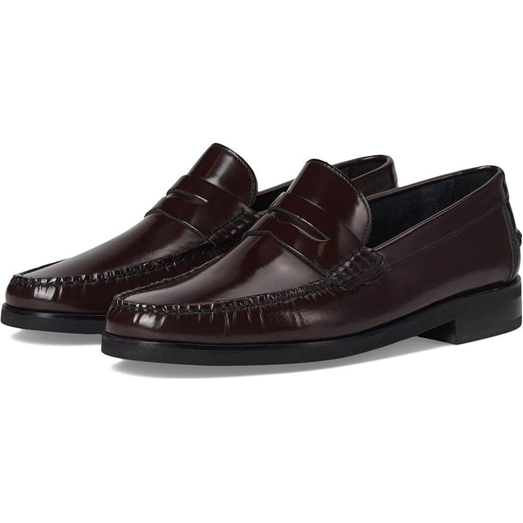 Florsheim Mens Berkley Flex Penny Loafer Size 11.5 Burgundy Brown Leather NWOB
