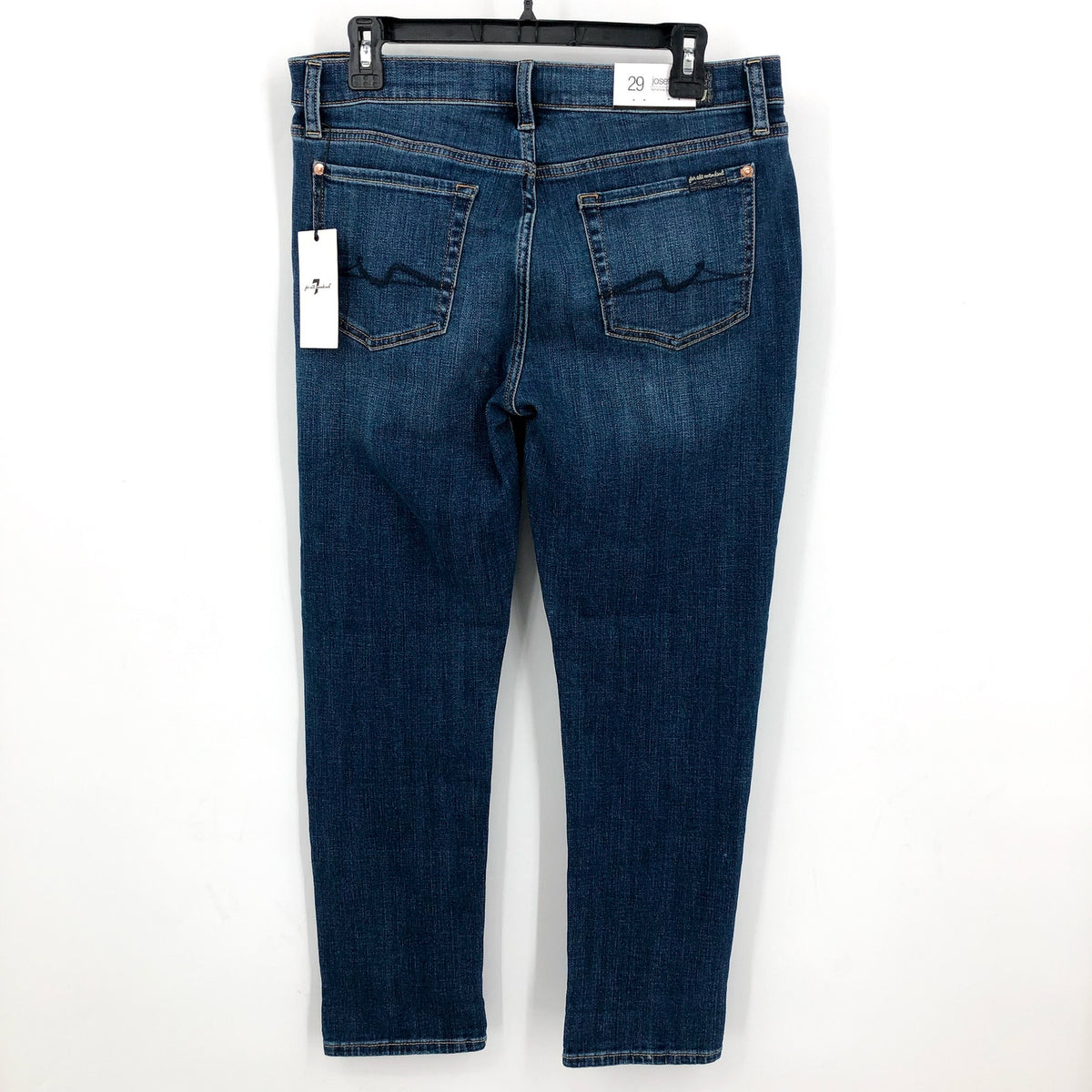 7 FOR ALL MANKIND Womens Josefina Feminine Boyfriend Jeans Size 29 US 8 Blue NWT