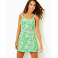 LILLY PULITZER Womens Deidra Dress XS Green Yellow Spearmint In A Pickle UPF NWT