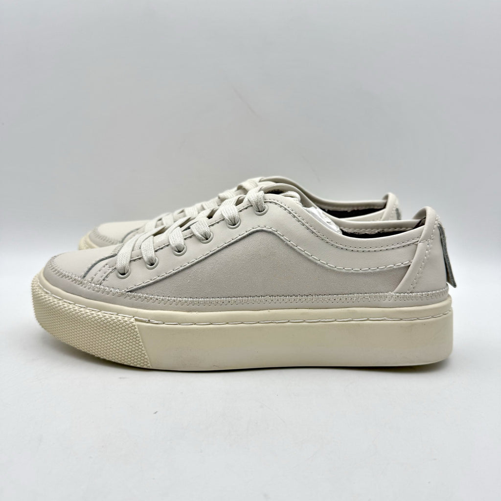ALLSAINTS Womens Milla Sneaker EU 37 US 7 Off White Leather NWOB