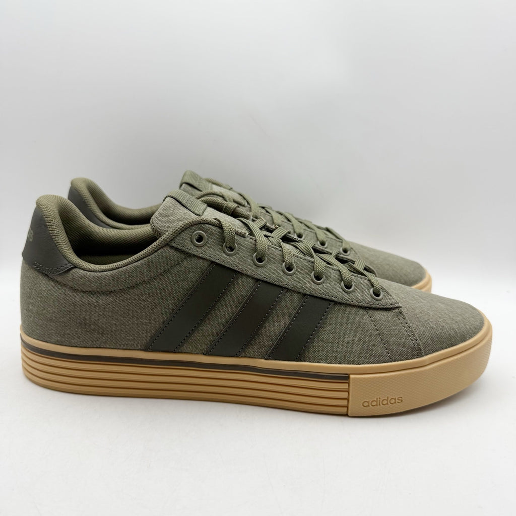 Adidas Mens Daily 4.0 Casual Sneakers US 13 Olive Green Gum NIB