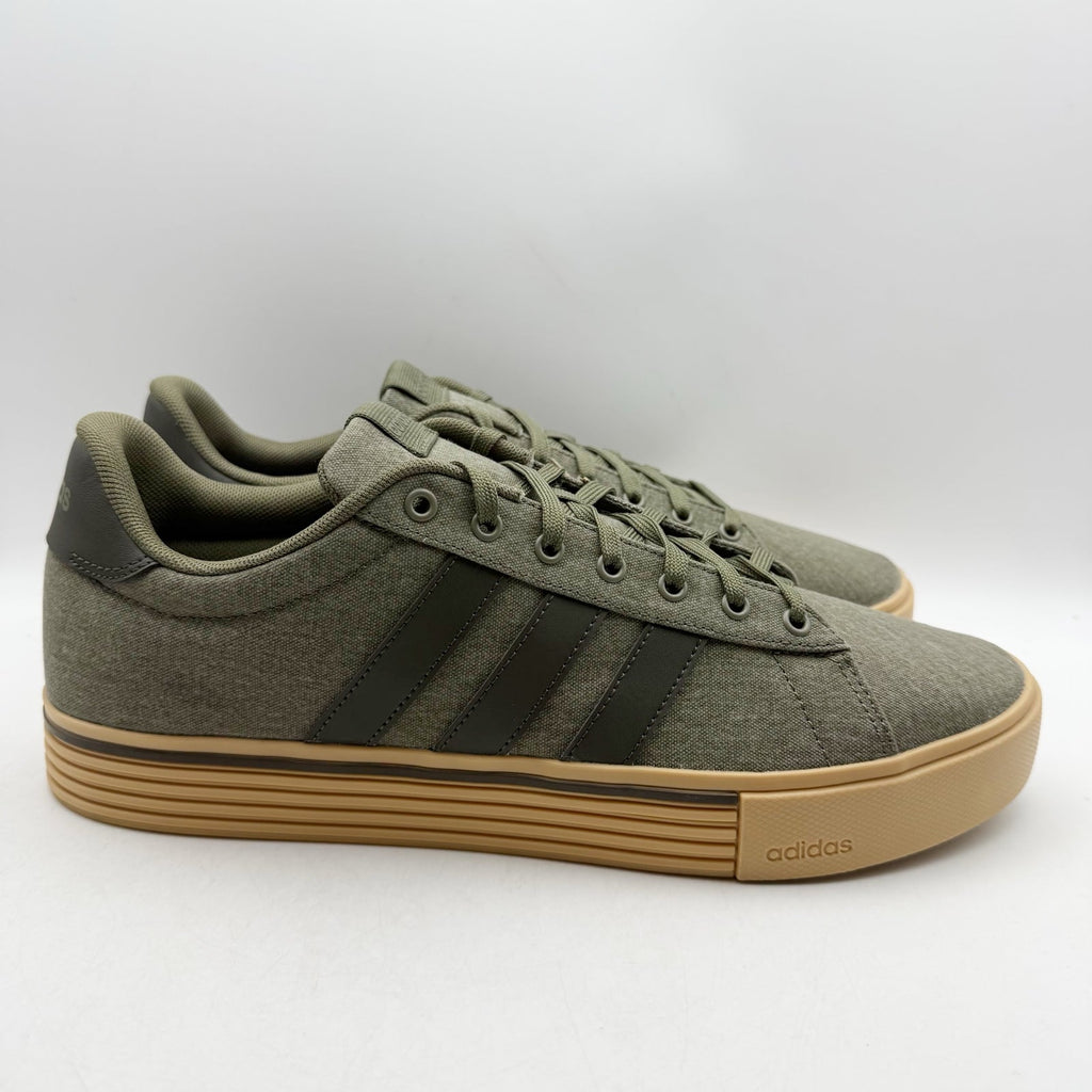 Adidas Mens Daily 4.0 Casual Sneakers Size 13 Olive Green Gum NIB