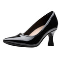 Clarks Womens Kataleyna West Heels Size 7 M Black Patent Leather Pumps NIB
