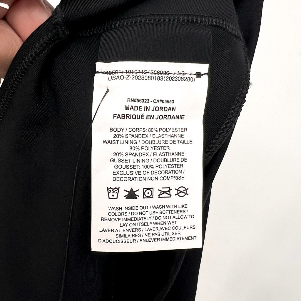 NIKE Women's Dri Fit One Biker Shorts XL Black High-Waist 8" Inseam Pockets NWT