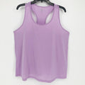 IDEOLOGY Womens Workout Tank Top 2X Crocus Petal Purple Racerback Scoop Neck NWT