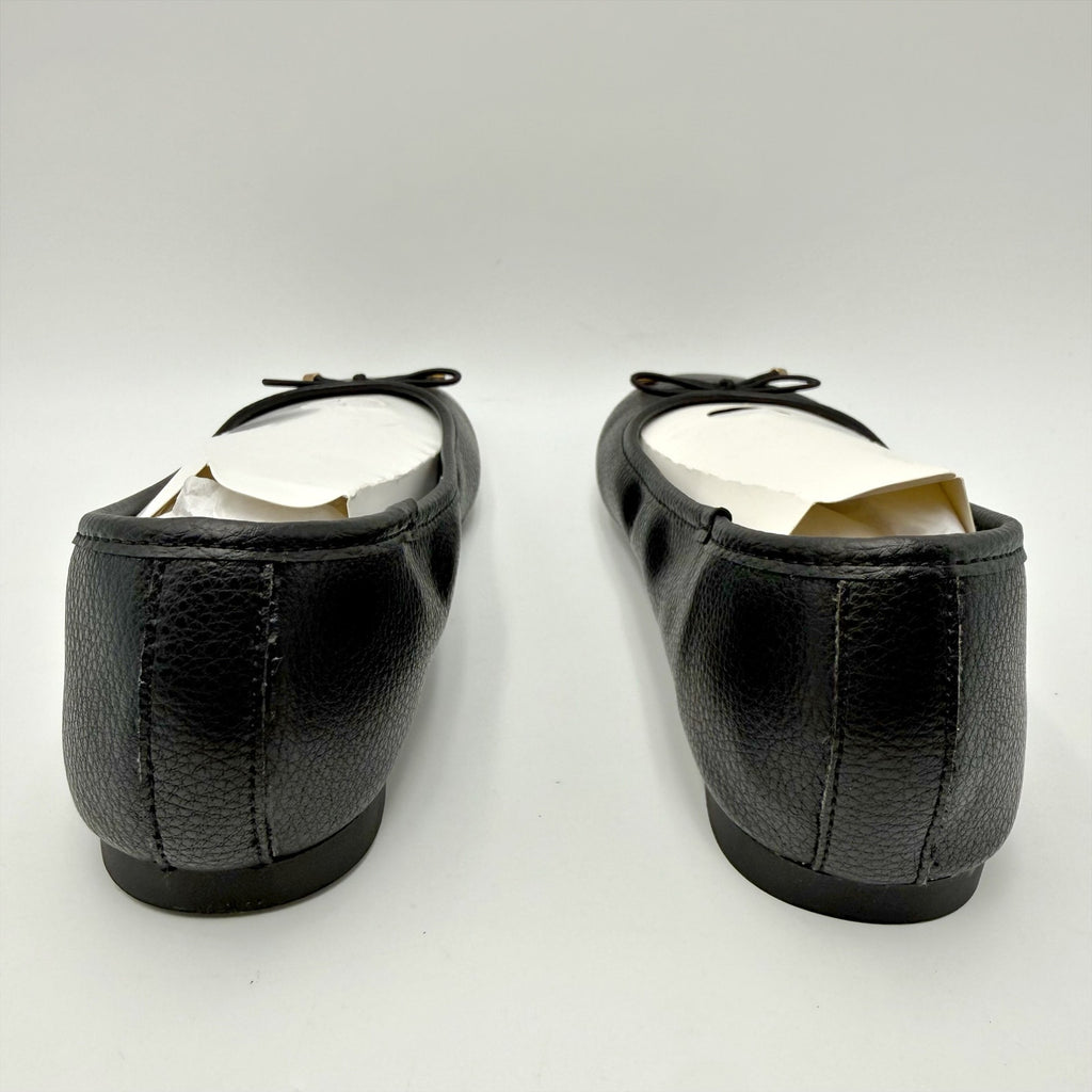 MIA Womens Chelly Ballet Flats Size 6 Black Leather NWOB