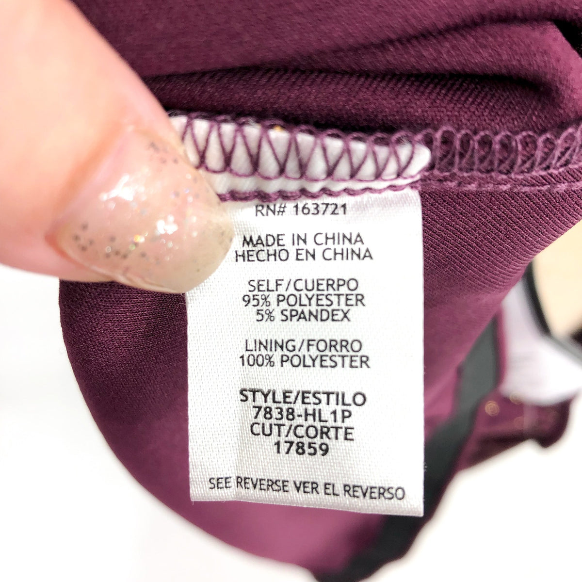 CITY STUDIO Women's Sparkling Mini Halter Dress 14W Plum Purple Gold NWT
