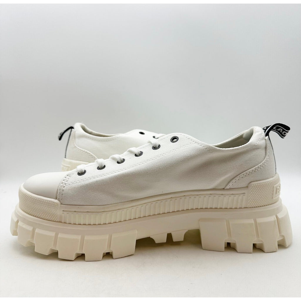 Palladium Womens Revolt Lo TX Platform Casual Sneakers Size 10 White NWOB
