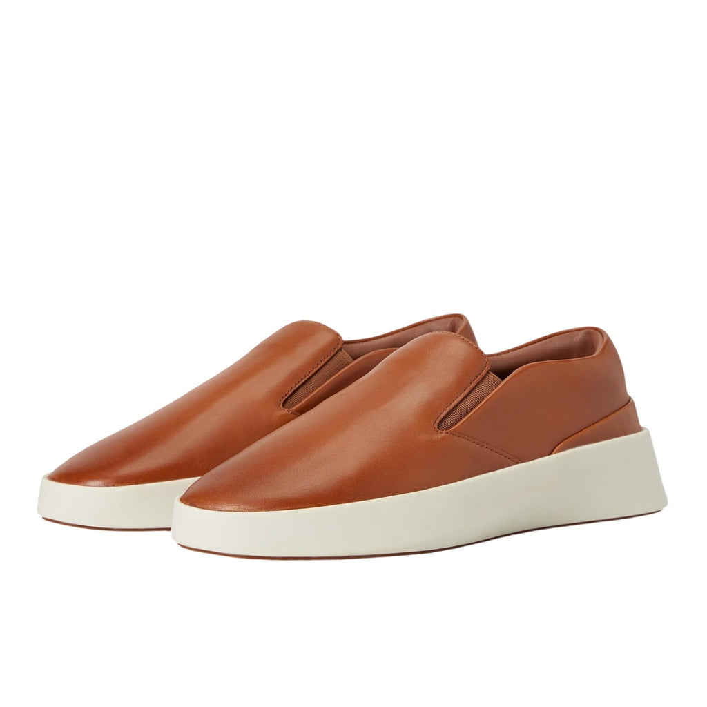 Wolf & Shepherd Cruise Slip On Casual Shoes Men's 5.5 Women's 7 Tan Leather NIB