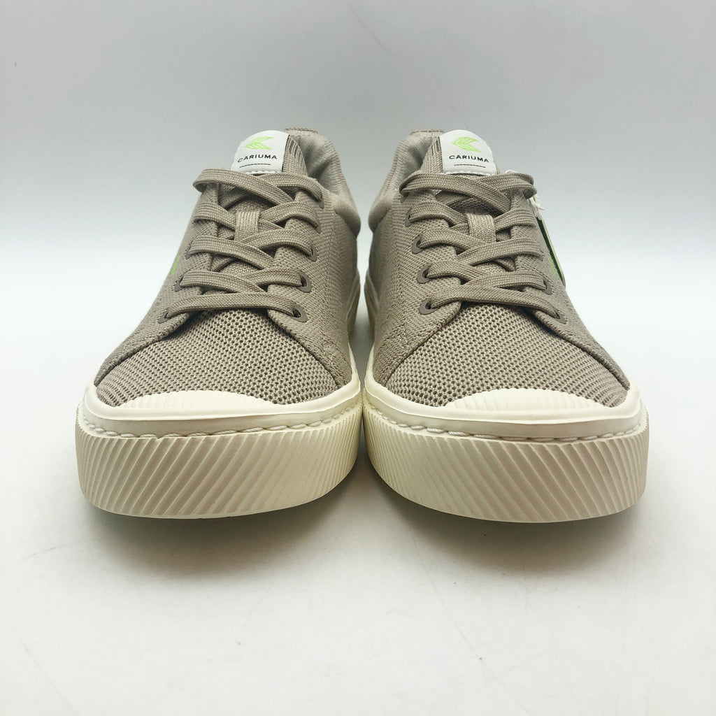 Cariuma Unisex IBI Low Sneakers Womens 8.5 Mens 7 Tan Sand Bamboo Knit NIB