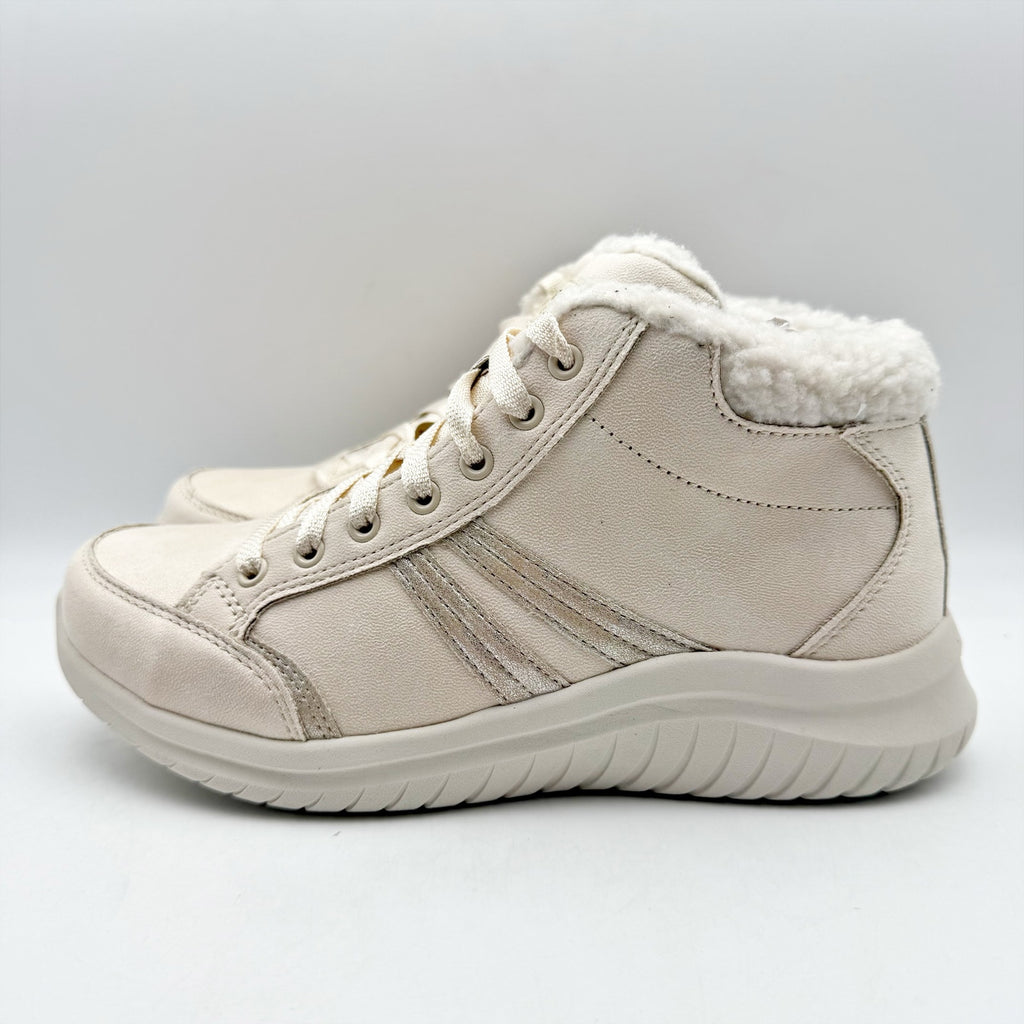 Skechers Womens Ultra Flex 2.0 Winter Booties US 7 EU 37 Natural Cream NIB