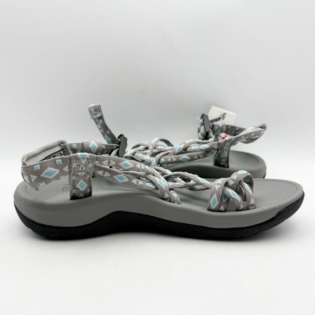 Viakix Womens Siena Hiking Sandals US 6 EU 37 Grey Black Water Resistant NIB