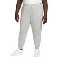 NIKE Womens Club Fleece Mid-Rise Jogger Pants 3X Grey White Sweatpants NWT