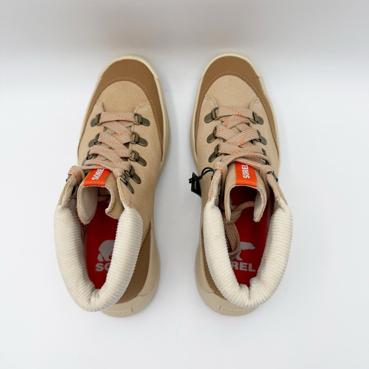 Sorel Womens ONA 503 Hiking Shoes Size 8 Tan Multicolor Suede Waterproof NIB