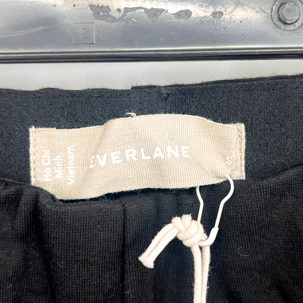 EVERLANE Women's The Wide Leg Dream Pants Small Black Elastic Waist NWT