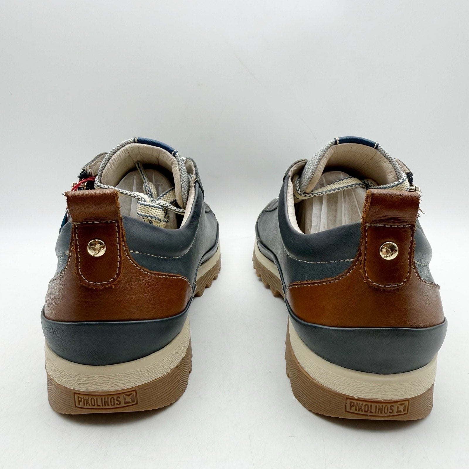Pikolinos Womens Vigo W3W-6979 Sneakers EU 39 US 8.5-9 Blue Ocean Leather NIB