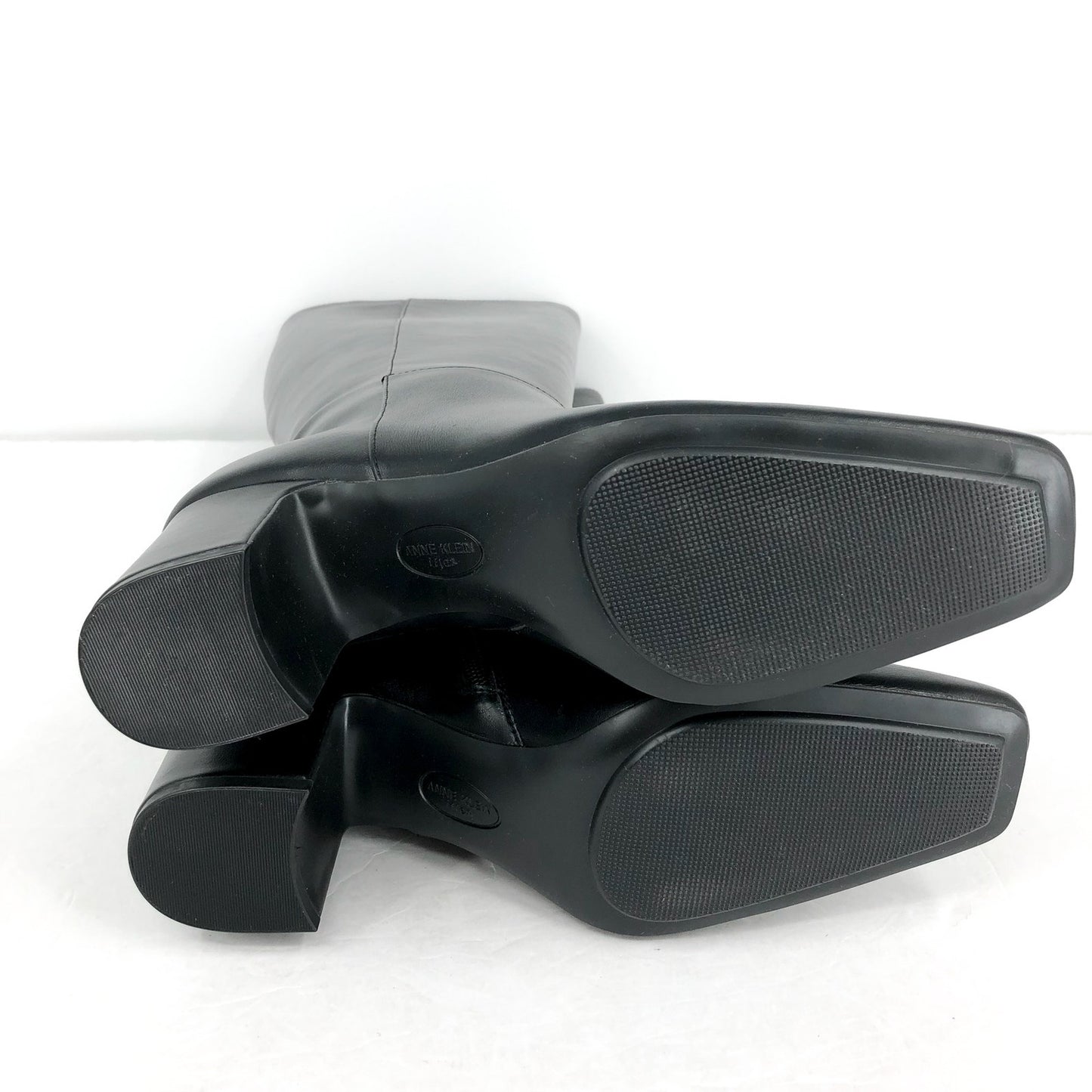 Anne Klein Womens Sawyer Heeled Knee High Boots US 10 Black NWOB